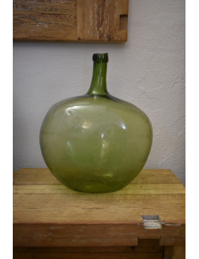 Cristal soplado verde
